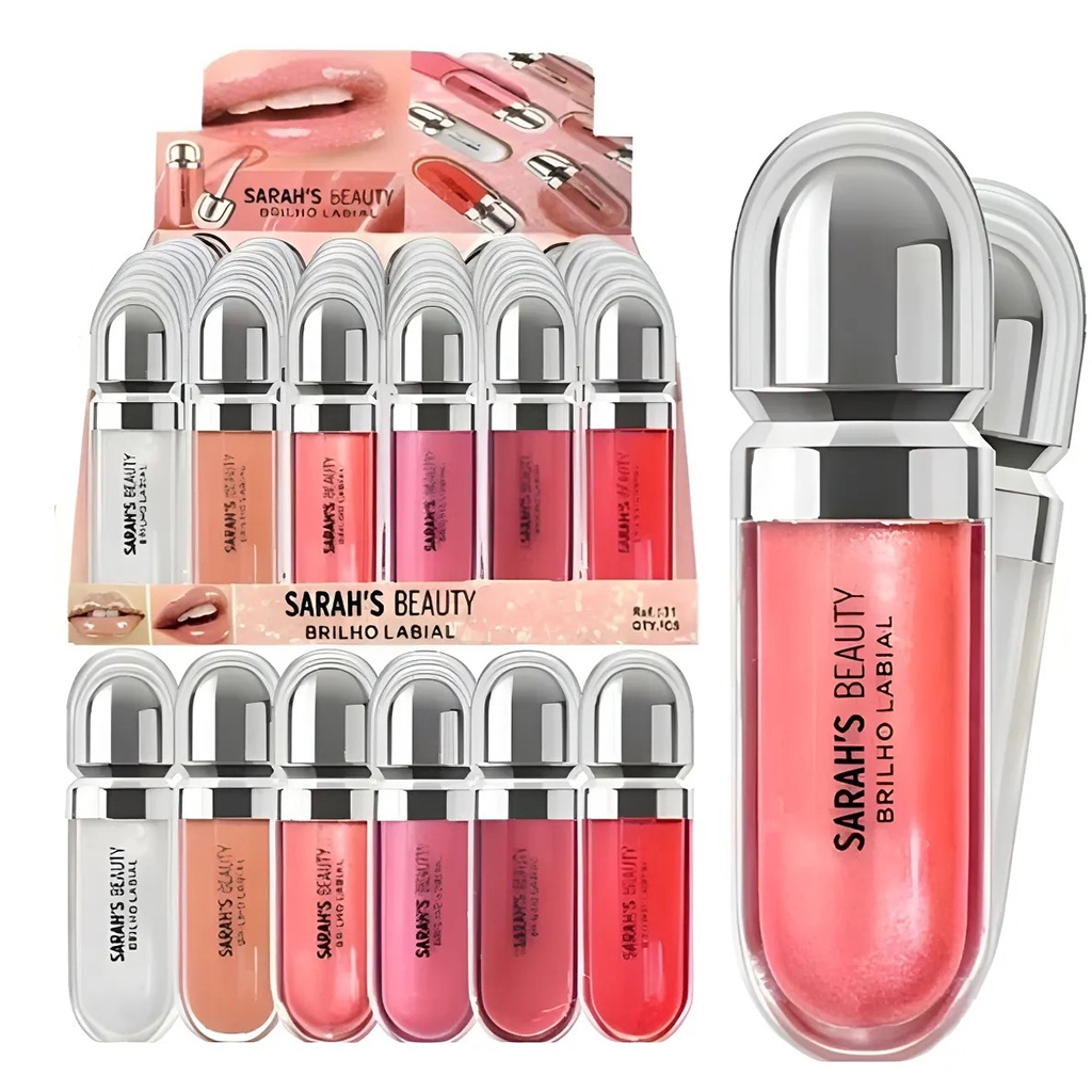 Gloss Labial Sara Sarahs Beauty brilho intenso o melhor
