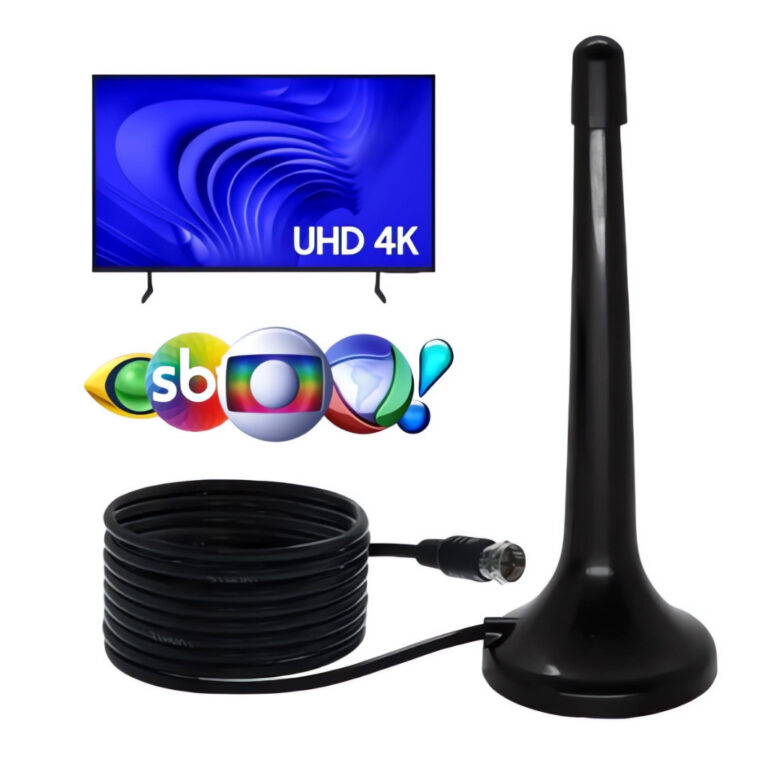 Antena Digital Interna e Externa Full Hdtv Uhf 4K