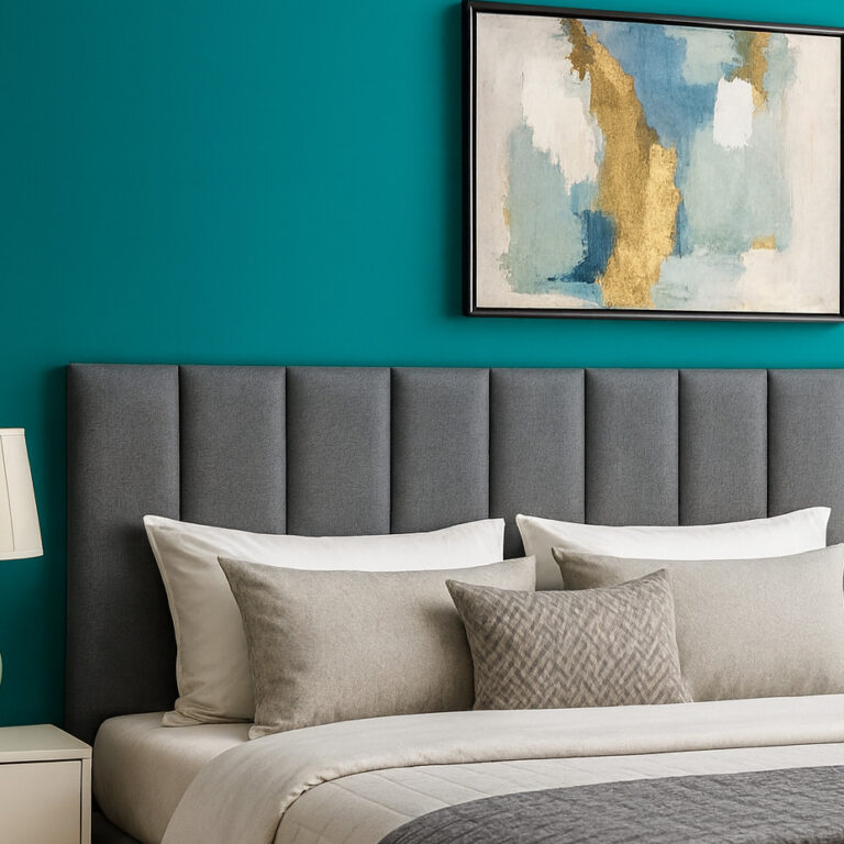 Kit  Placas de Cabeceira Modular Estofada Cama Kin