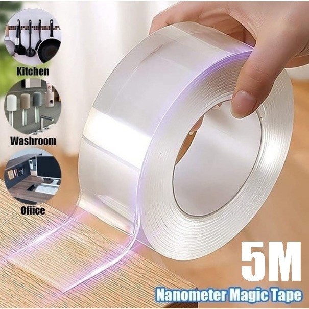 Fita Dupla Face Extra Forte Transparente NanoGel S