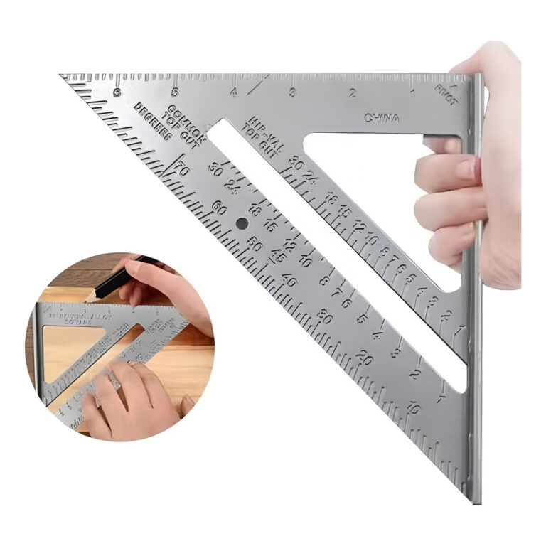 Esquadro Triangular Métrico 7 Alumínio Precisão