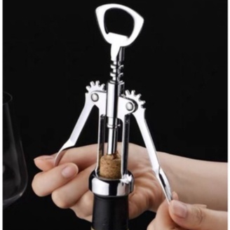 Saca Rolha Abridor De Garrafas Vinho Plastico KL10