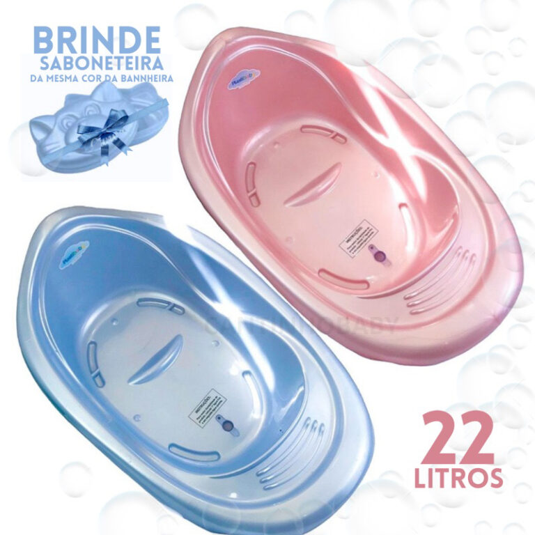 Banheira de bebe 22L Plastil Baby