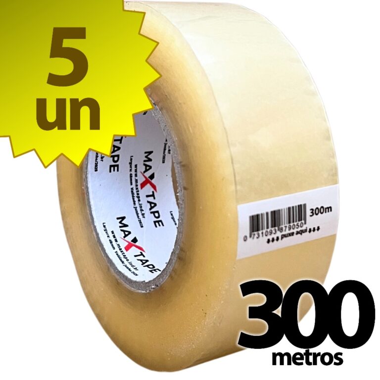 Kit de fitas adesivas largas (45mm) com 300 metros