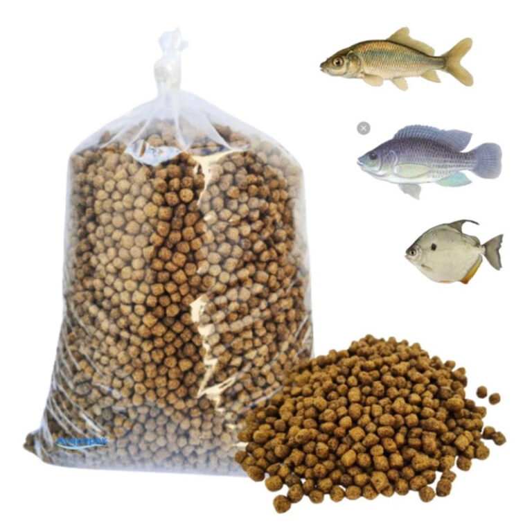 Tilápias Carpas Ração 32% Peixe Ideal Para Carp