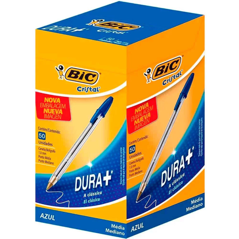 Caneta Esferográfica Bic Cristal Média 1.0mm C. 