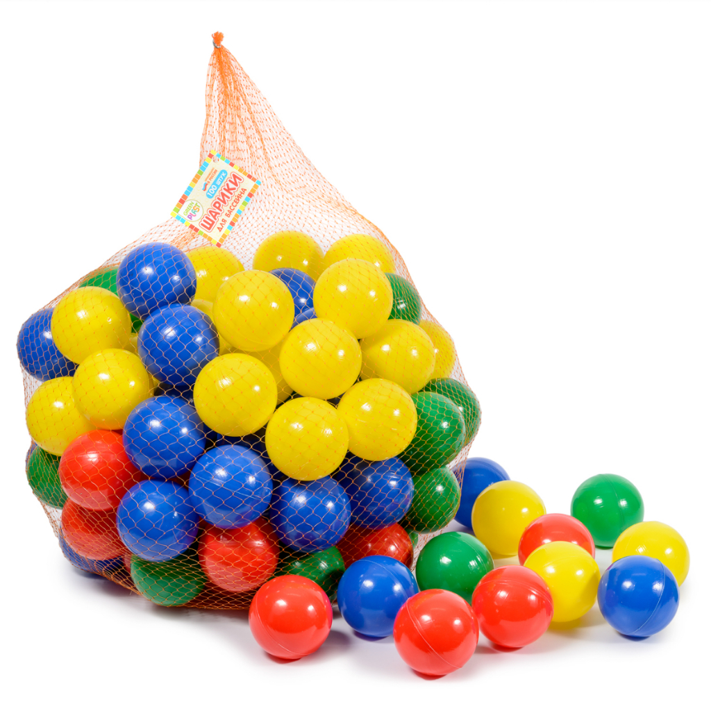 100 Bolinhas Colorida Para Piscina de Bolinha 100 Unidades Não amassam