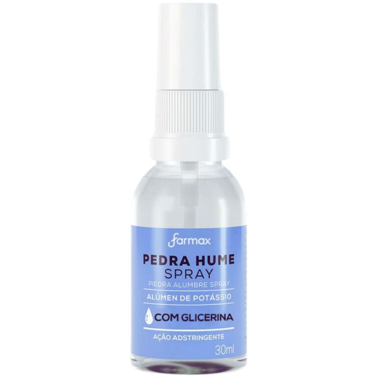 Pedra Hume Spray Com Glicerina 30ml Pós Barba e D
