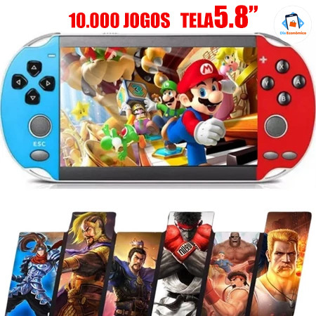 Console de Mão Memoria Expansivel 10000 Jogos Ret