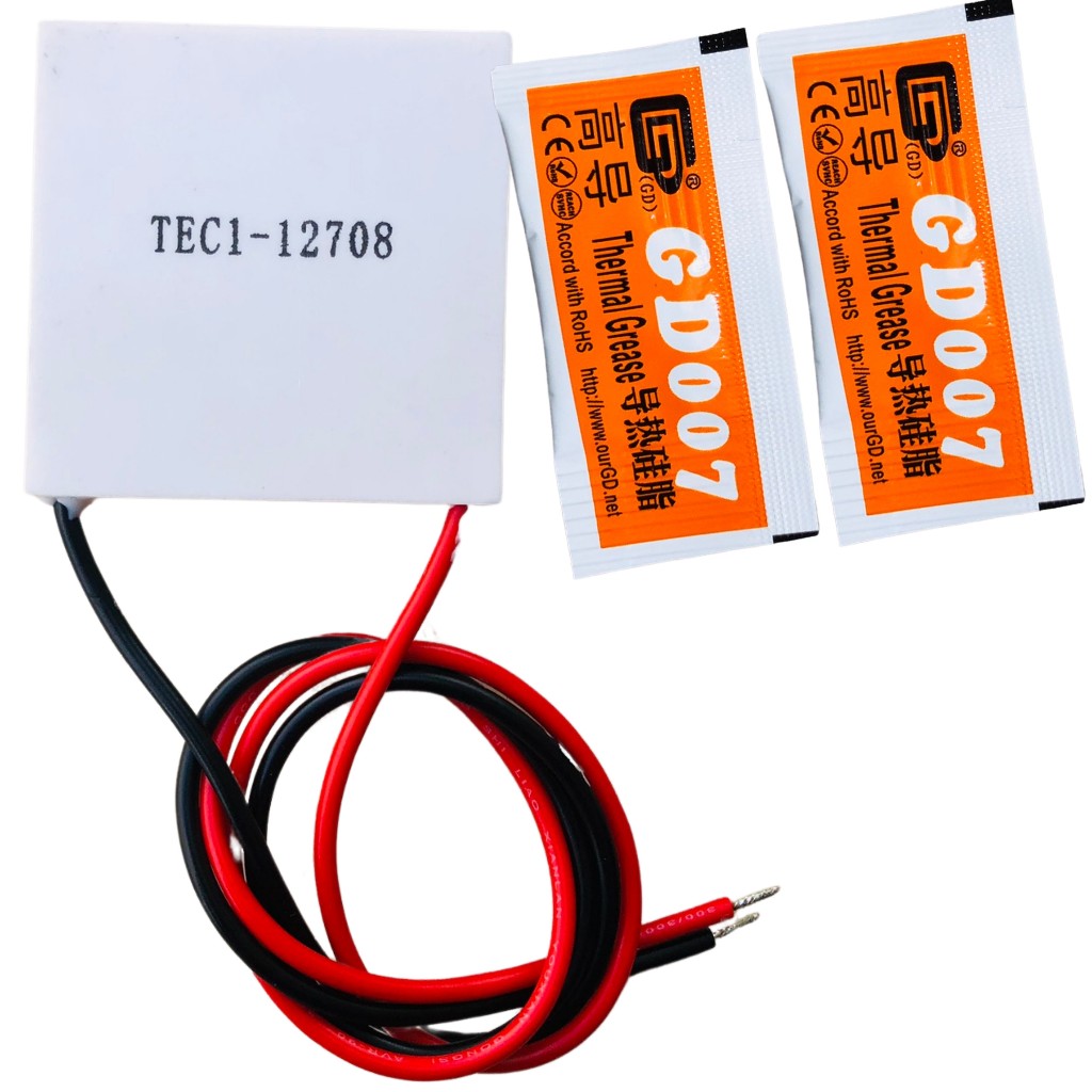 Pastilha Peltier TEC1 12708 Compatível com Purificador e Bebedouro Electrolux, Consul, IBBL