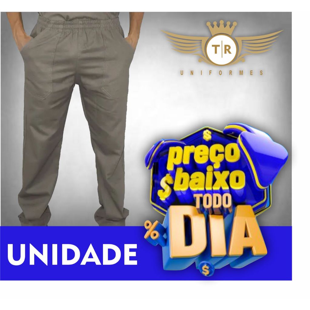 CALÇA DE BRIM ALTAMENTE REFORÇADA PARA TRABALHO EM UNIDADE