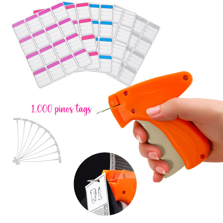 Kit Máquina Aplicador Tag + 1000 Pinos + 1000 Eti