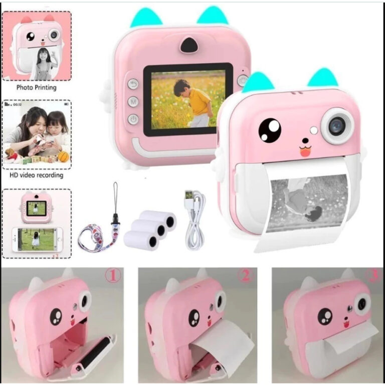 Mini Câmera De Impressão Instantânea Para Crian