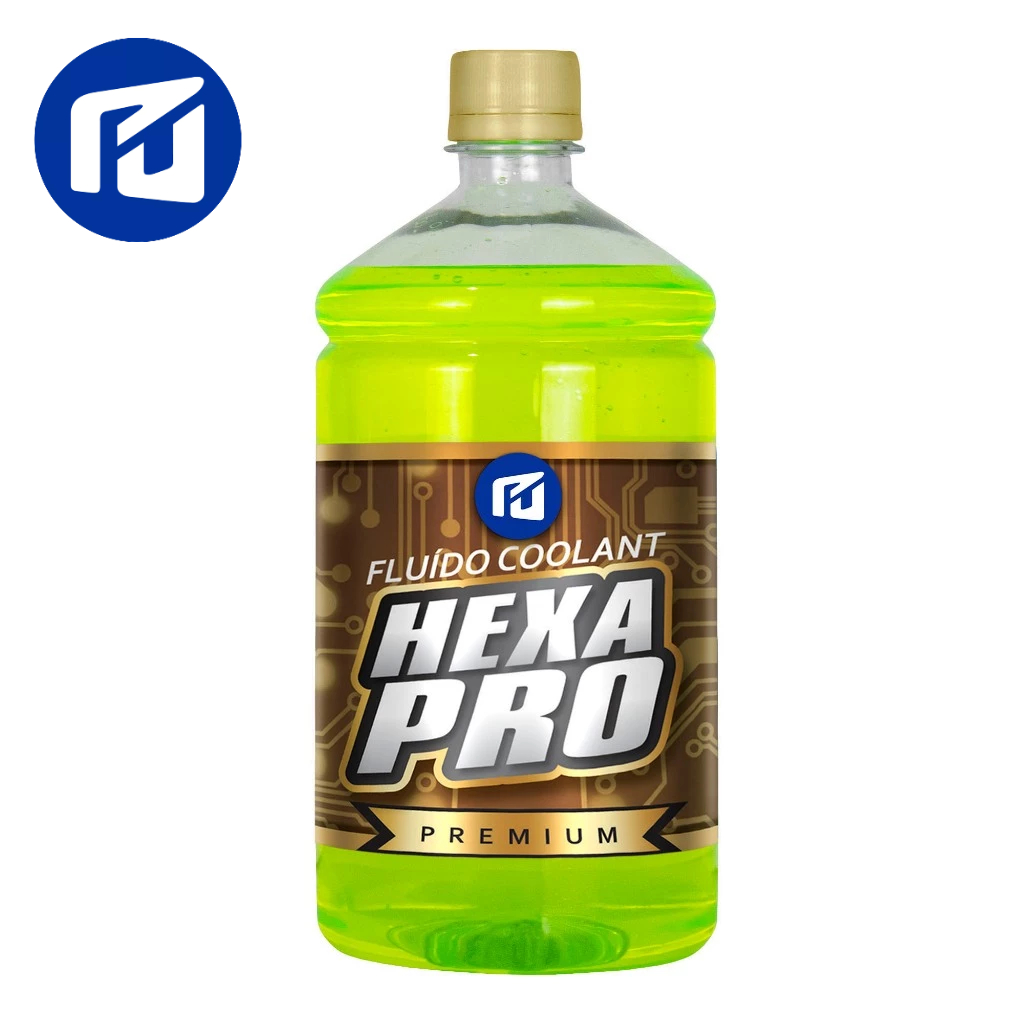 Fluido Para Water Cooler Custom Hexa Pro Radiant Reagente Uv Tóxico – 1 Litro