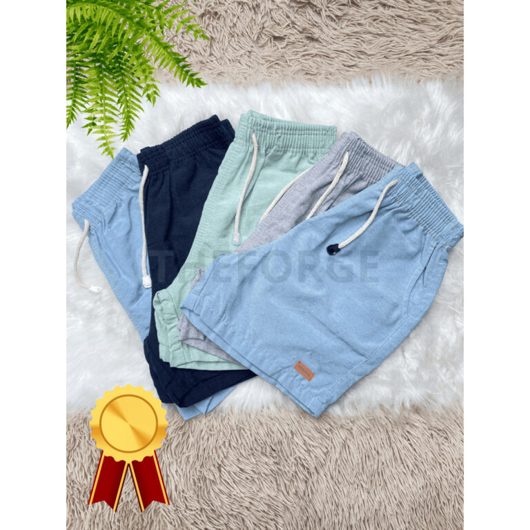 Short Infantil juvenil – Mauricinho Linho Pr