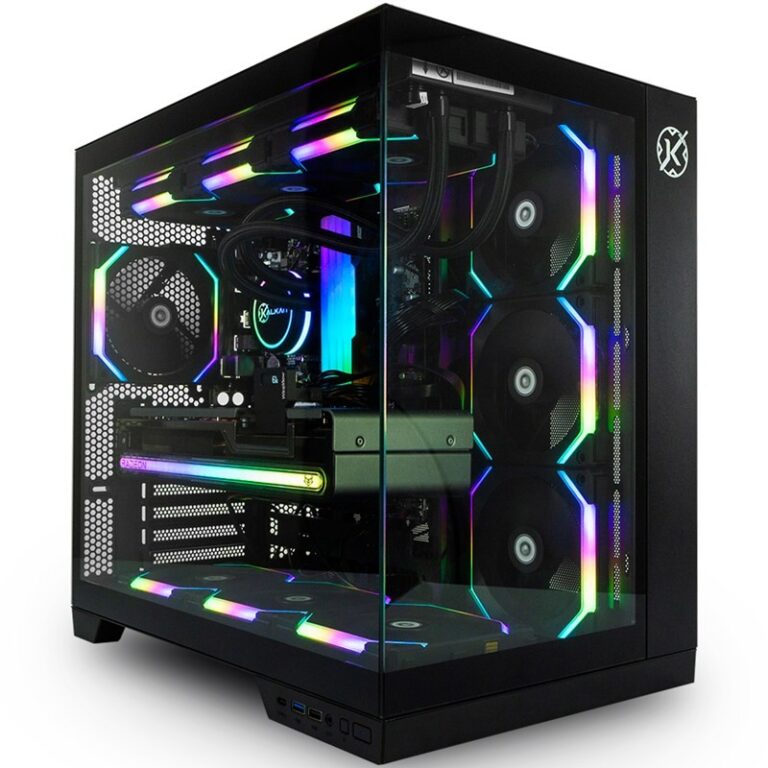 Gabinete Gamer Aquário Kalkan Asgard Preto Placas