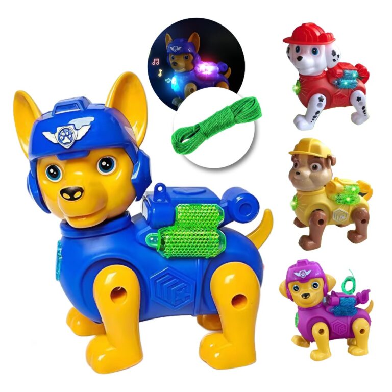 Brinquedo Robô Patrulha Canina com Som e Moviment