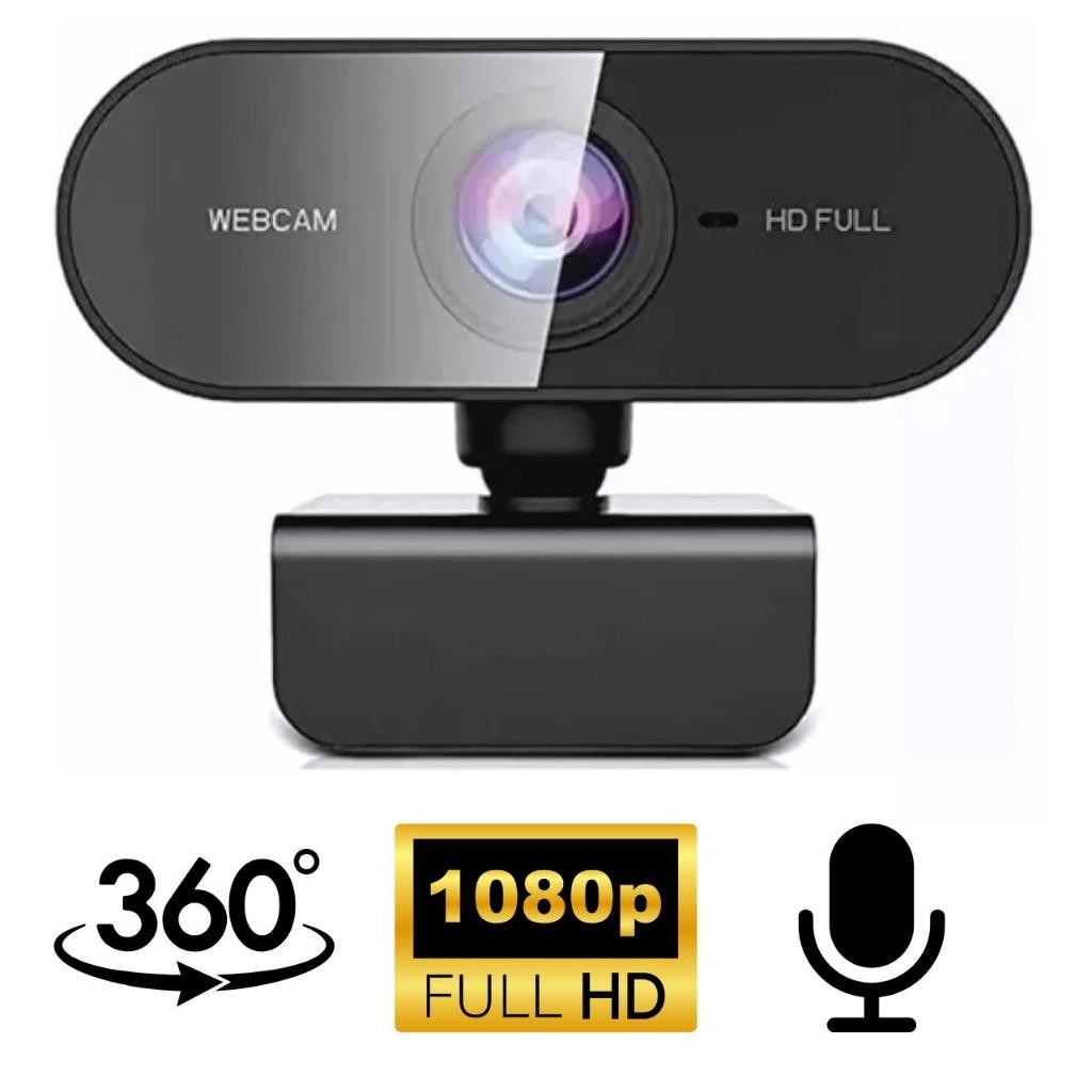 Webcam  Câmera Full Hd 1080p Microfone Pc Notebook Home Office