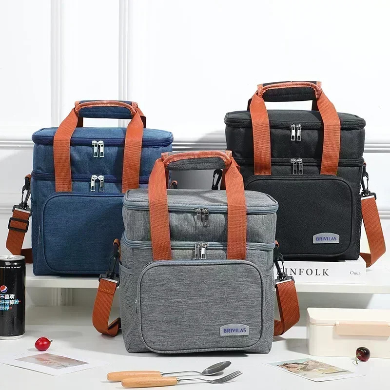 Bolsa Térmica Tipo Lancheira Mochila com Grande Capacidade Viagens Piqueniquecamada única