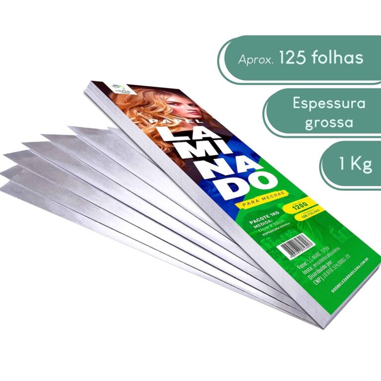 Papel Laminado para Mechas e Reflexos 11 x 50 cm +