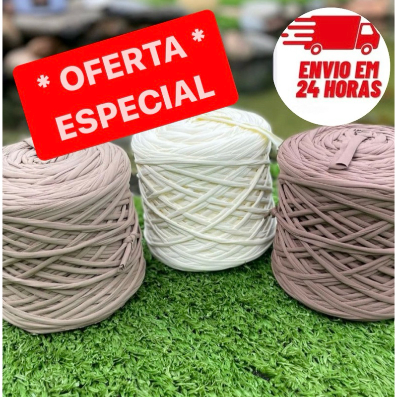 Fio Residual De Malha Com Lycra 900 gramas – Crochê