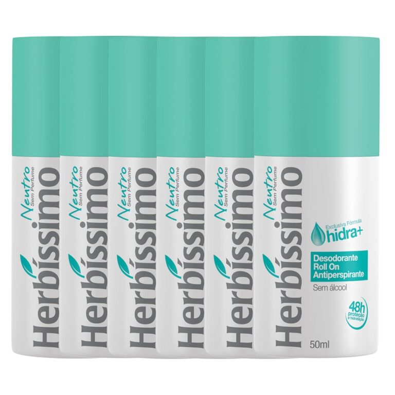 Kit 6 unid – Desodorante Roll-On Herbíssimo