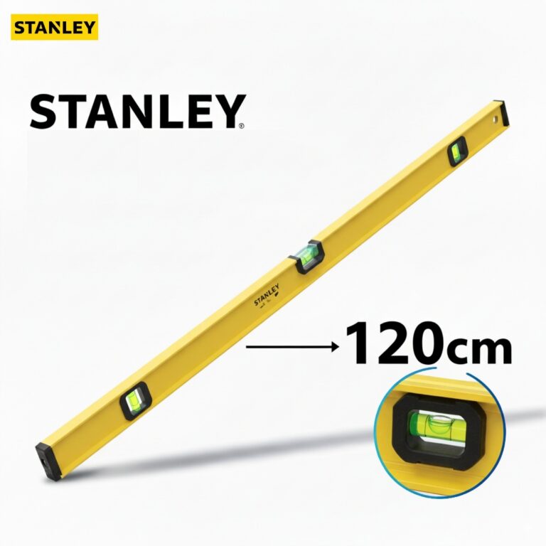Nivel Aluminio Stanley 48 120cm Profissional 3 Bol