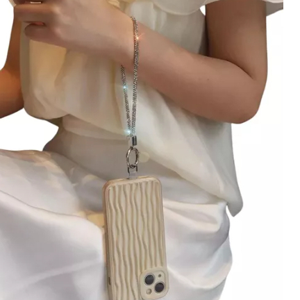 Cordão Telefônico , Com Corrente De Pulso Anti-P