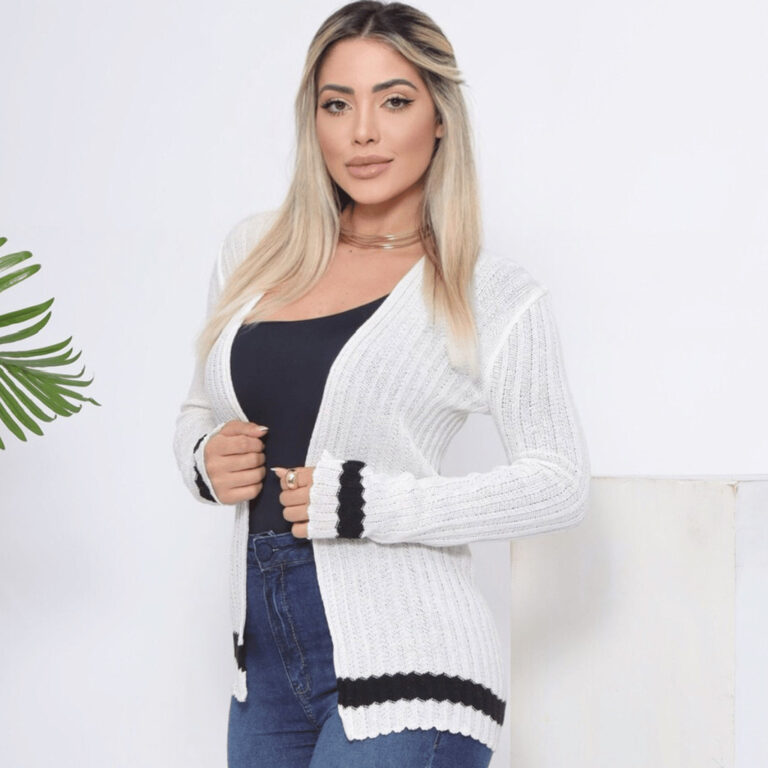 Casaquinho Feminino Fashion Compor Look