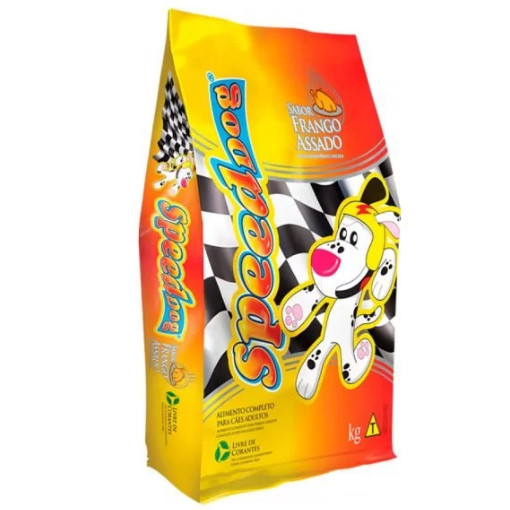 Ração Speed Dog Para Cães Sabor Frango Assado  