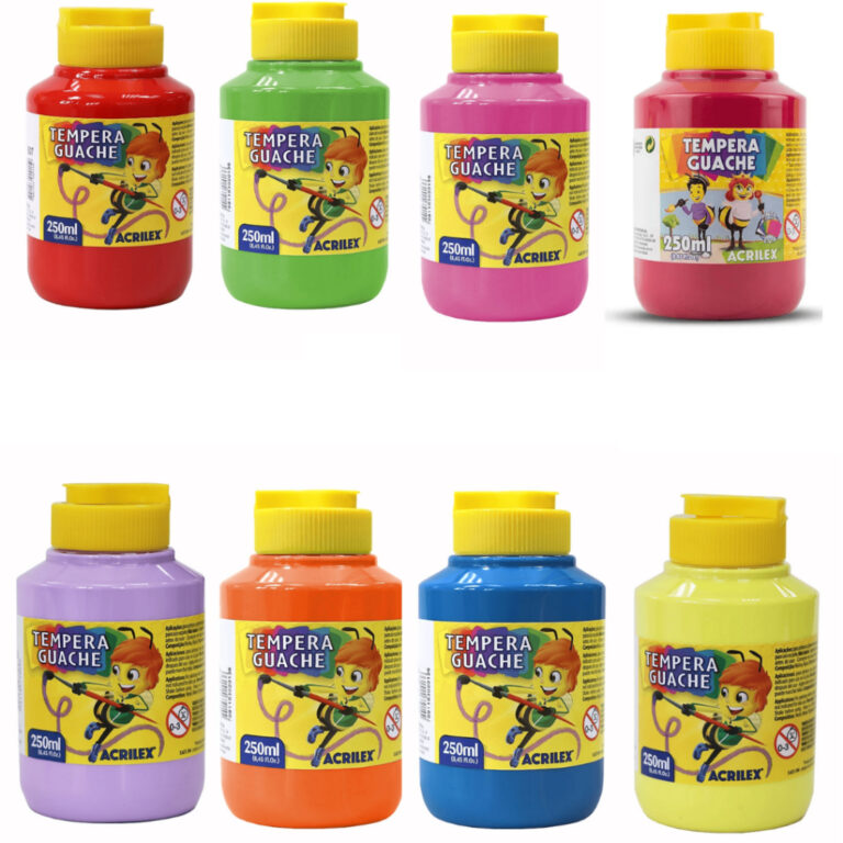 Tinta Guache 250ml Cores – Acrilex
