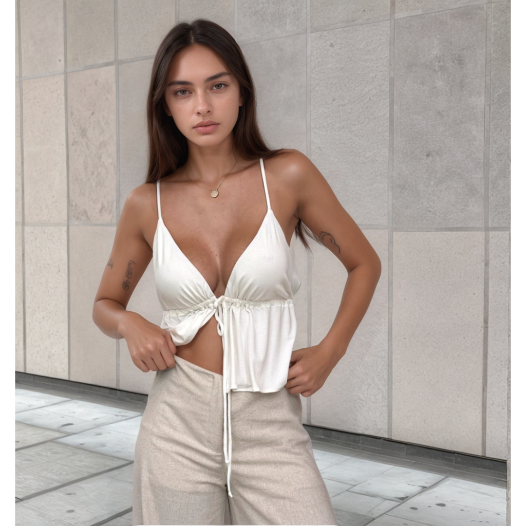Camiseta Alcinha Cropped Feminina Batinha Verão 2025 Bata Elegante Viscolycra Premium Moda Praia e A