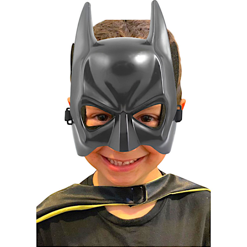 Máscara do Batman Infantil e Adulto Herói Masculino Festa Fantasia Cosplay Carnaval Acessório