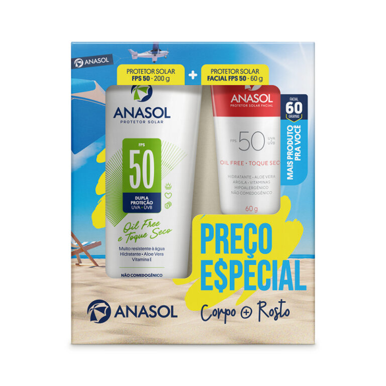 Anasol Kit Protetor Solar Fps50 200g + Protetor So