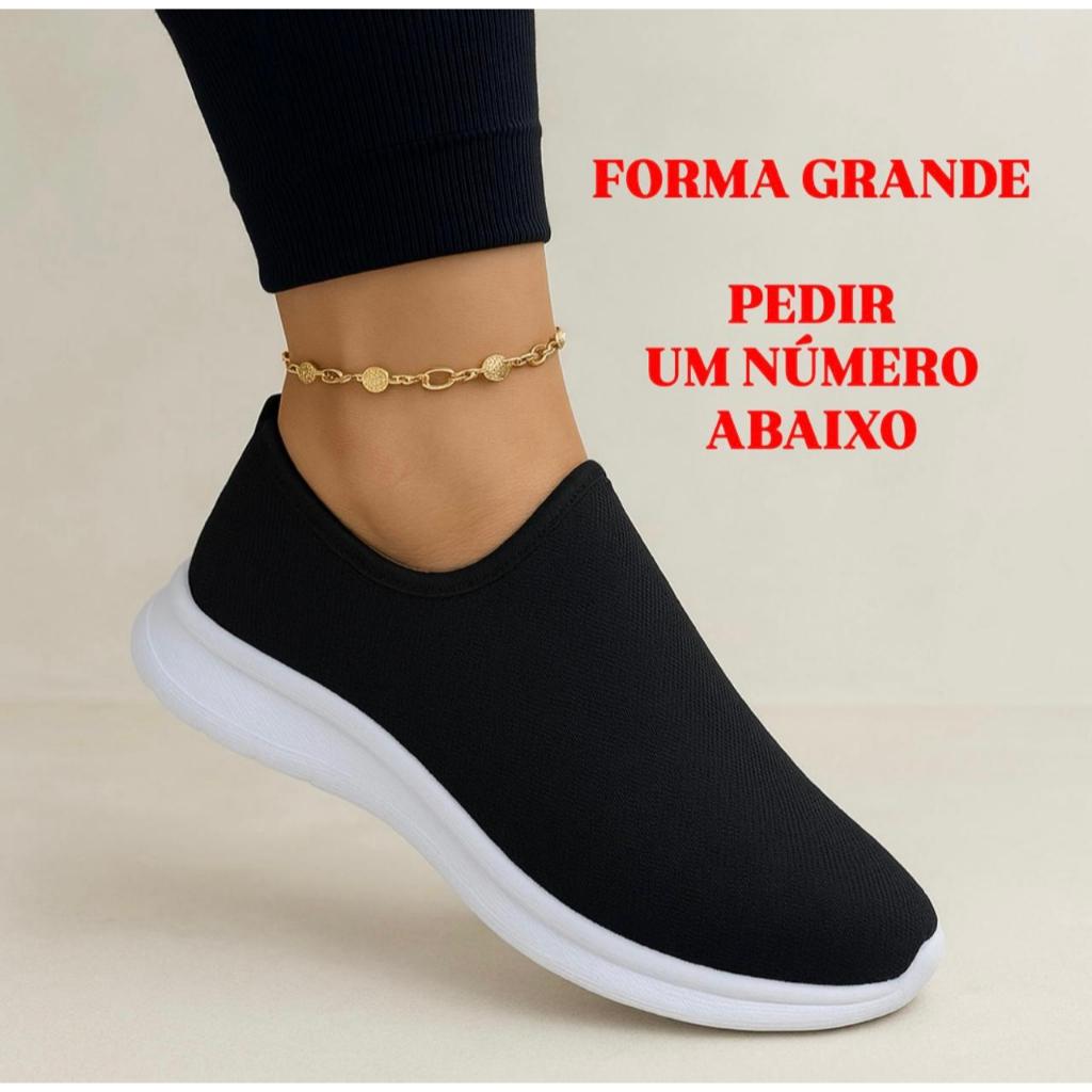 Tênis Meia Feminino Dia a Dia Academia Super Leve e Moderno – Envio imediato