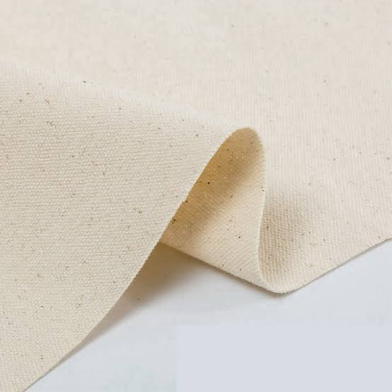 Tecido Algodão Cru 2,50m – Ideal para Ecobags Sacolas Pinturas Bordados Artesanatos  145 gr/m²