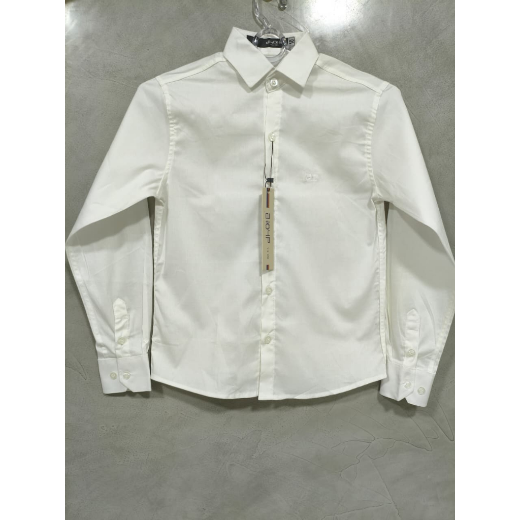 Camisa Social Branca Para Meninos Tamanhos 4 6 8 10 12 14