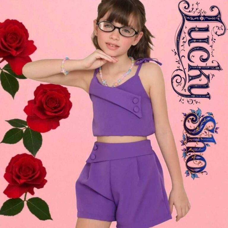 Conjunto alfaiataria para menina de 4 ao 12 anos s