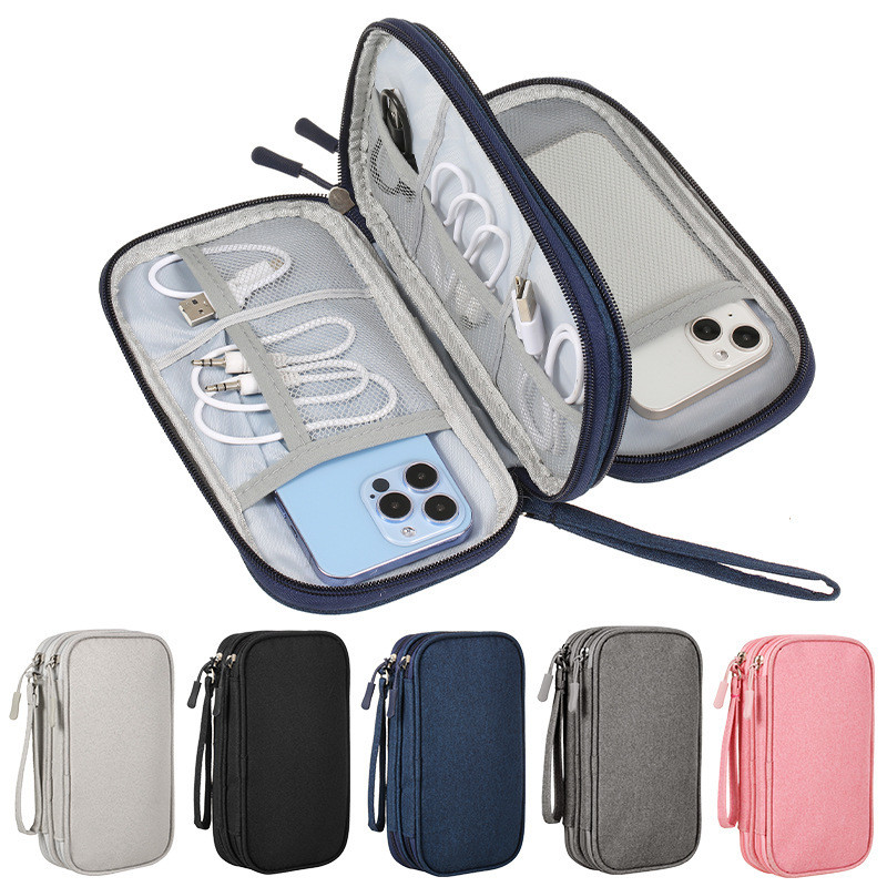 Bolsa Organizadora Portátil para Armazenamento de Cabo/Carregadores/Fone