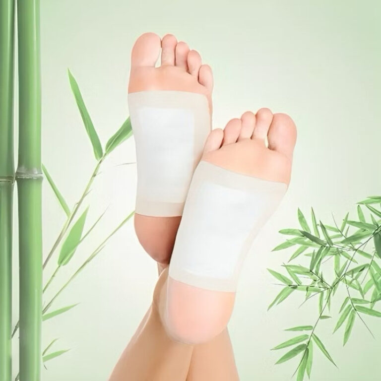 Kit Adesivo Relaxante Para Pés Reduz Inchaço e R