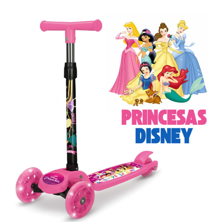 Patinete Infantil 3 Rodas com Led Heróis Marvel P