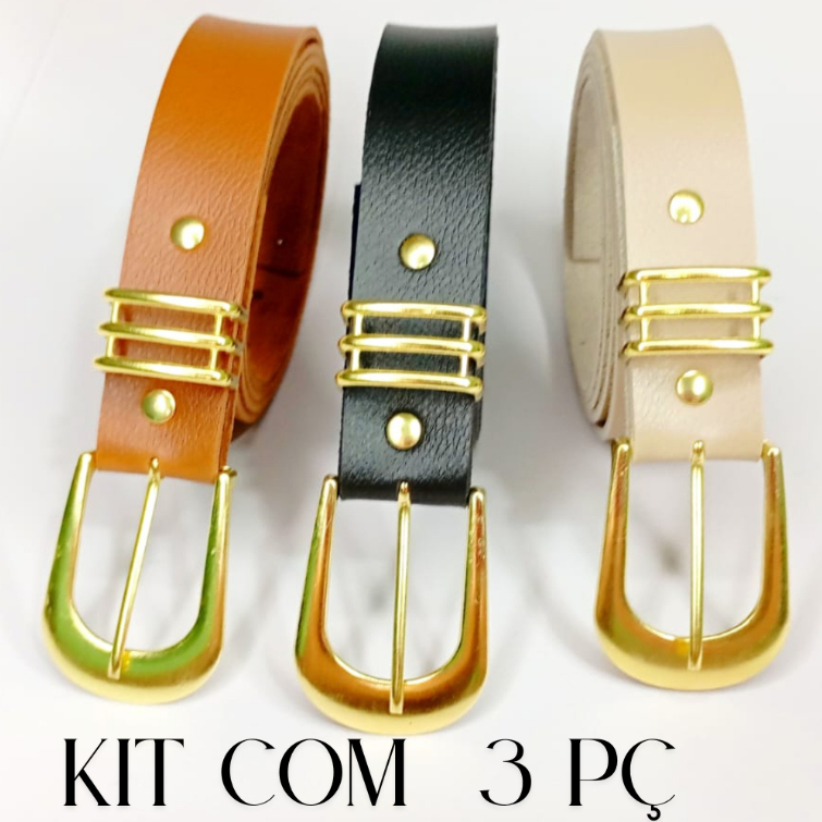 CINTO FEMININO ping 3 PÇ NO TAMANHO PLUS ,ÚNICO 