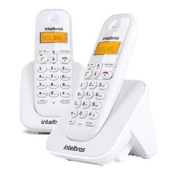 Telefone Sem Fio Intelbras TS 3112 Branco com 1 Ra