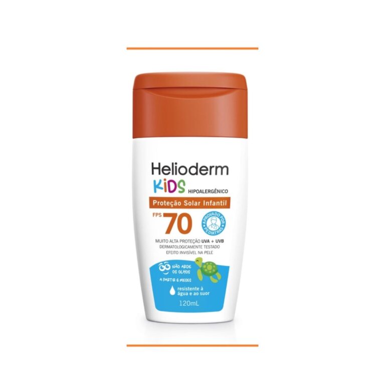 Protetor Solar Corporal Helioderm Fps70 Kids 120ml
