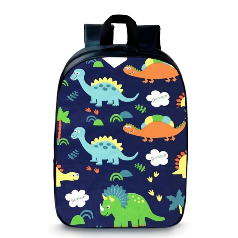 Mochila Pequena Pré-escolar Dino Fofo Moda Infant