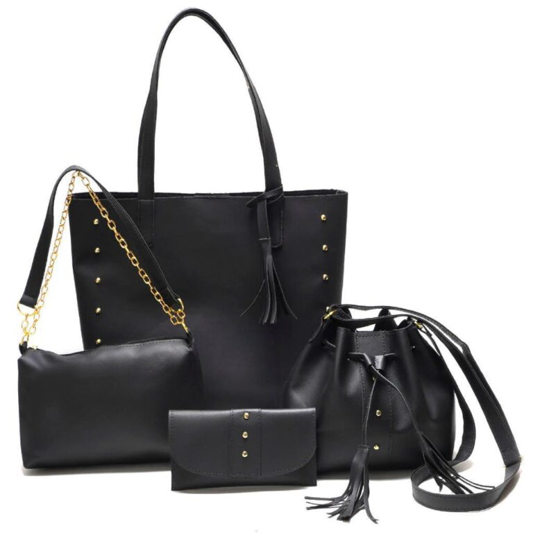 BOLSA FEMININA KIT COM 4 PEÇAS BOLSA DE OMBRO E C