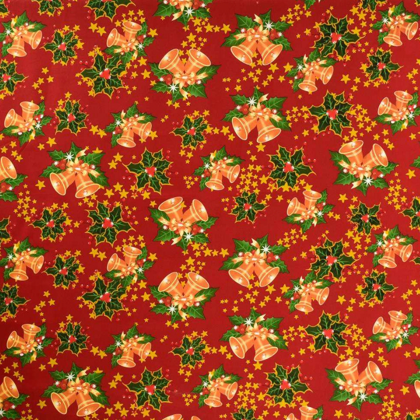 TECIDO OXFORD ESTAMPADO NATALINO 1,47L PARA TOALHA MESA