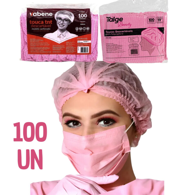 Touca Rosa Tam. Único hospitais, clínicas, consu