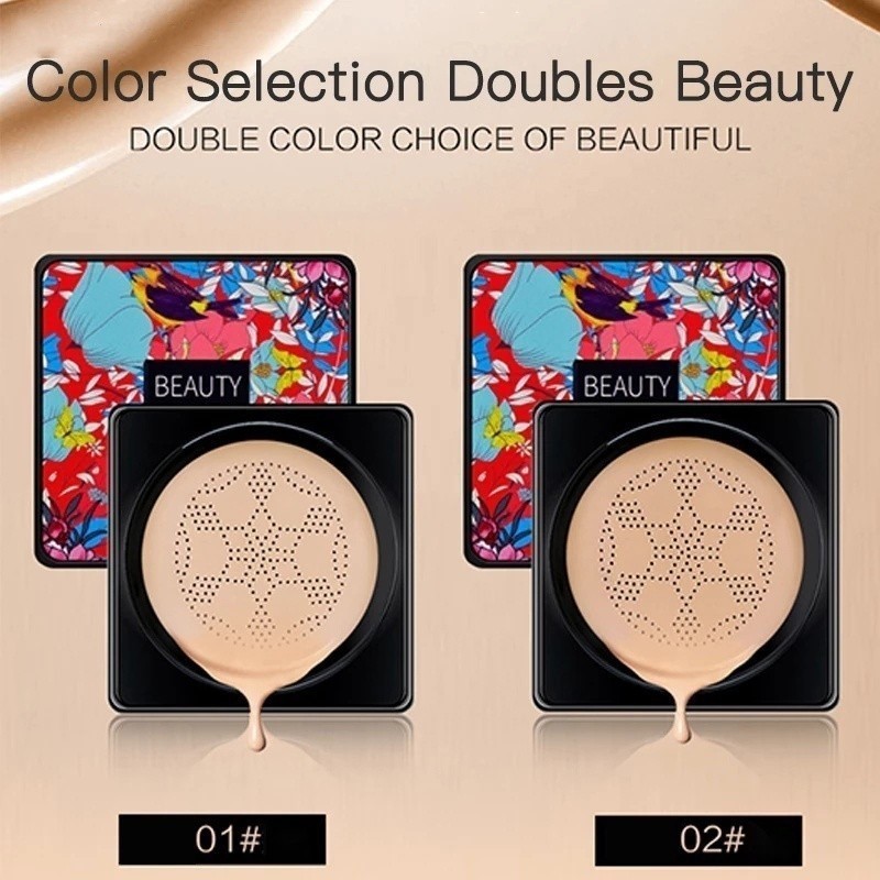 BB Cream/Base/Corretivo com Esponja com Formato de CogumeloBase Clareador Maquiagem Creme Clareador