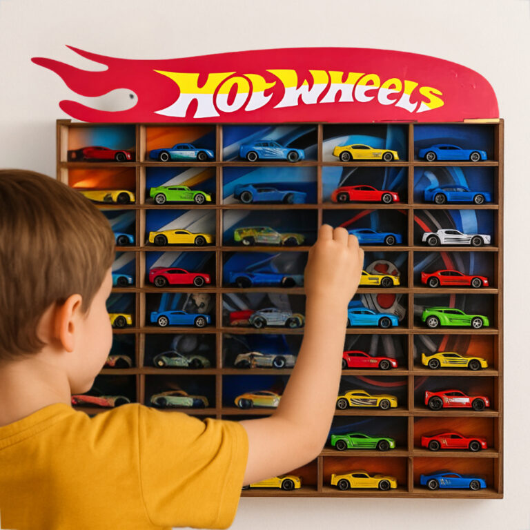 Expositor de Carrinhos HotWheels Porta 50 Carrinho